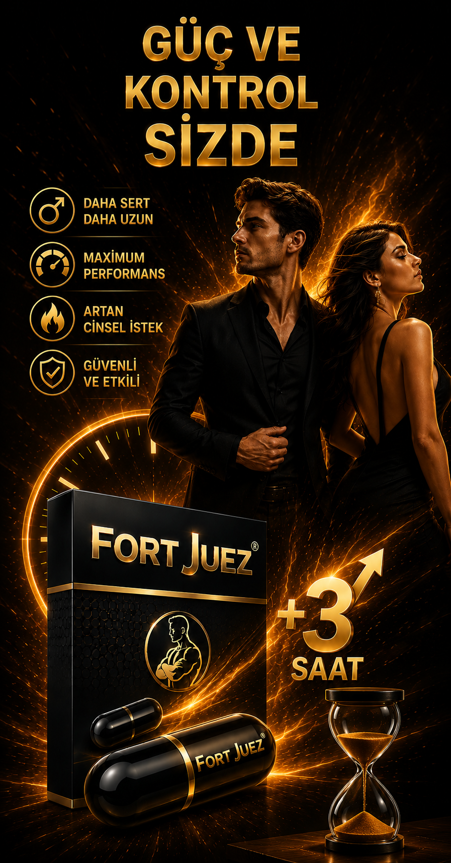Fort Juez - Cinsel Performans Erkeklere Özel Bitkisel Takviye Edici Gıda