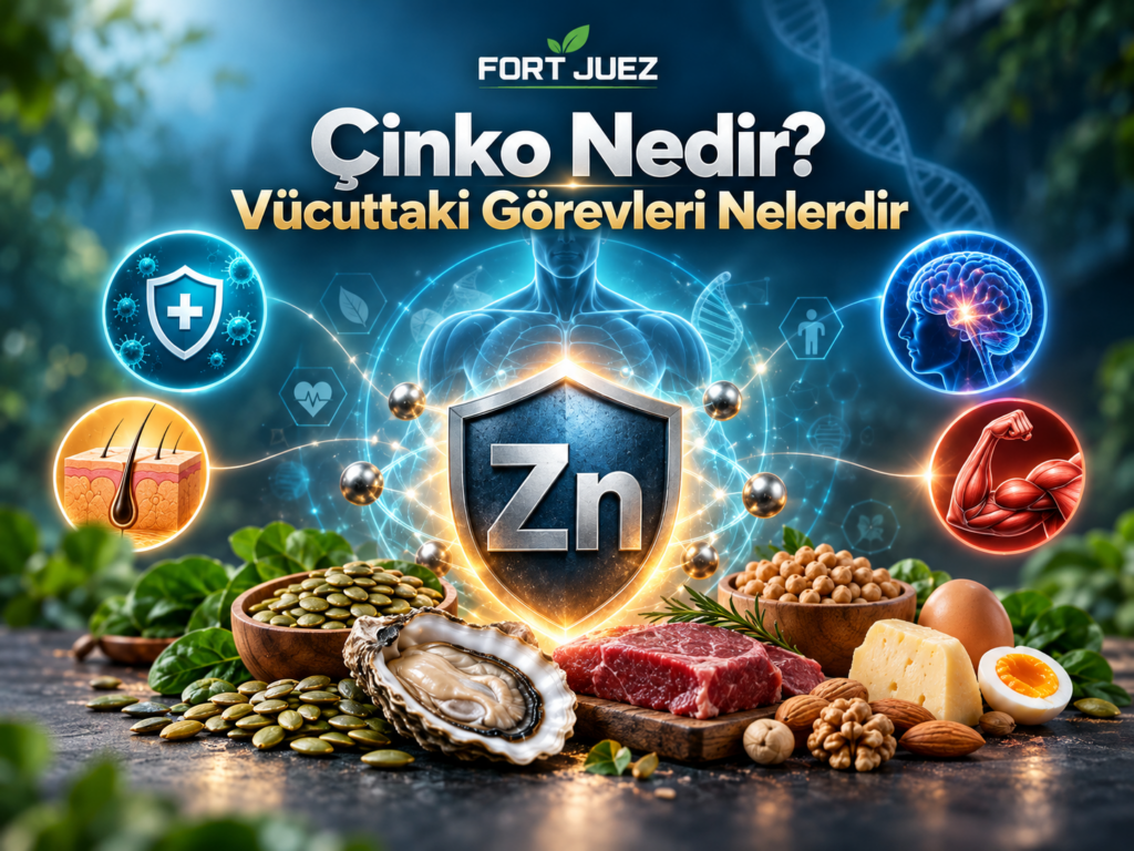 Çinko Nedir? Vücuttaki Görevleri Nelerdir?