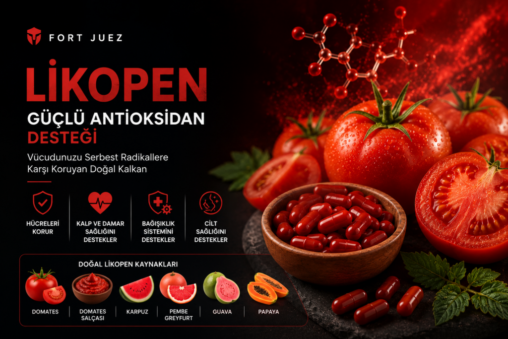 Likopen Nedir? Güçlü Antioksidan Özellikleri ve Vücuttaki Görevleri