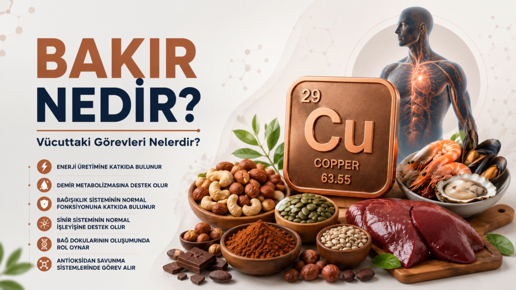 Bakır Nedir? Vücuttaki Görevleri Nelerdir?