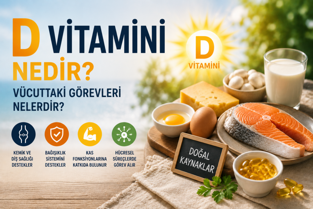 D Vitamini Nedir? Vücuttaki Görevleri Nelerdir?