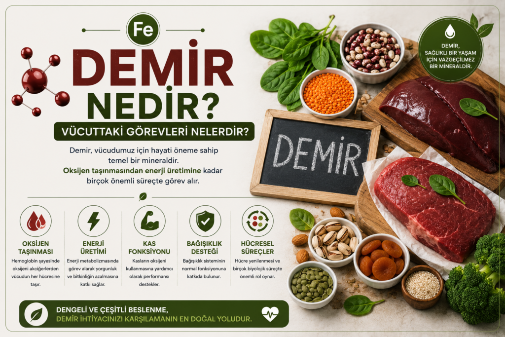 Demir Nedir? Vücuttaki Görevleri Nelerdir?