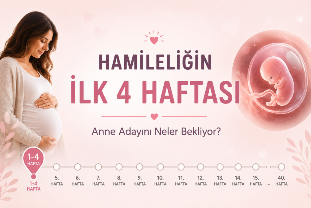 Hamileliğin İlk 4 Haftası: Anne Adayını Neler Bekliyor?