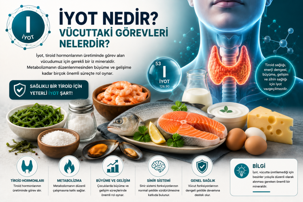 İyot Nedir? Vücuttaki Görevleri Nelerdir?