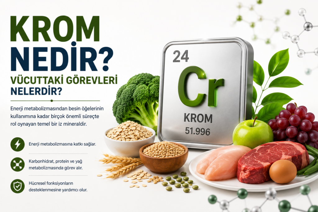 Krom Nedir? Vücuttaki Görevleri Nelerdir?
