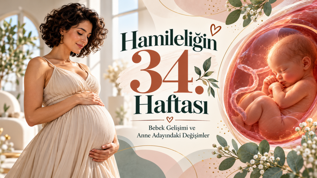 Hamileliğin 34. Haftası: Bebek Gelişimi ve Anne Adayındaki Değişimler